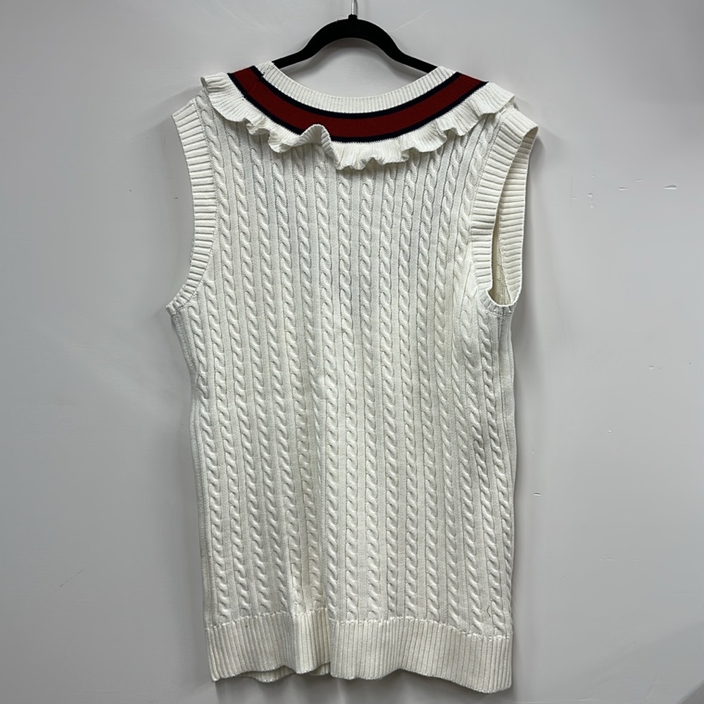 Anthropologie The Upside Dress Ivory Mini Columbia Blaise Preppy Stretch L - Picture 8 of 8